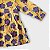 Vestido Body Manga Longa Floral Amarelo BB Básico (12 a 18 meses) - Imagem 4