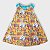 Vestido Estampado Feira Fábula (6 anos) - Imagem 3
