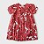 Vestido Floral Vermelho Green (36 meses) - Imagem 3