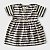 Vestido Listrado BB Básico (2 anos) - Imagem 3