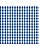 Tricoline Xadrez Fio Tinto Azul Pérsia (9 XM) - Imagem 1