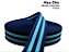 Alça Chick 30 mm Marinho e Azul Bebê (1 metro) - Imagem 1