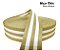 Alça Chick 40 mm Favo e Branco (1 metro) - Imagem 1