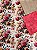 Kit TC017 Tricoline Rosas Fundo Bege - Imagem 1