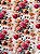 Kit TC017 Tricoline Rosas Fundo Bege - Imagem 2