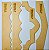 Kit Régua MDF para Barrado 8 (31, 32, 33 e 34) - Imagem 1