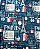 Tc101 Tricoline Relembrando Paris (1,50x1,50) - Imagem 1