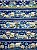 Kit BR257 barrado jeans de margaridas - Imagem 2