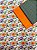 Kit TC162 Tricoline floral laranja - Imagem 1