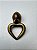 145 - Cursor Coração Vazado - 30mm Ouro Velho EG2406 - 6 unidades - Imagem 1