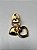 170 - Cursor Coração Duplo - 30mm Ouro EZ4294 - 6 unidades - Imagem 1