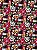 TC220 Tricoline Roseiras Fundo Xadrez - Imagem 1