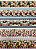 BR425 Barrado Floral Clock Vintage - Imagem 1