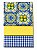 R05 - Kit TC289 Tricoline Azulejos e Limões - Imagem 1