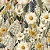 TC330 - Tricoline Milk Floral Margaridas - Imagem 1