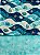Kit TC385 - Tricoline Coleção Oceano - Ondas do Mar Verde - Imagem 1