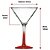 Taça de Vidro Martini Haste Vermelha 285ml - Ruvolo - Imagem 3