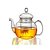 Bule Para Chá Com Infusor E Tampa Filtro Vidro 400ml Cozinha - Imagem 1
