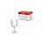 TAÇA PARA LICOR DE VIDRO GRAFFIATO 60ML - CONJUNTO COM 6 PEÇAS - Imagem 1