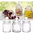 Jogo De Potes De Vidro Glass Hermético 300 Ml Com 3 Potes - Imagem 1