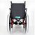 Cadeira de Rodas MA3S  C/ pedal elevavel, suporte de soro, suporte de oxigenio e bolsa prontuário - Imagem 4