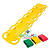 Prancha de Resgate em Polietileno Adulto Amarela com jogo de cinto - Imagem 1