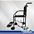 Cadeira de Rodas em Aço Carbono Dobrável - 100kg - Imagem 3