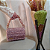 Bolsa Estojo de Cetim com corrente - Rosa Chá - Imagem 1