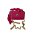 Estojo Pink com corrente - Imagem 2