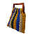Bolsa colorida com alça de madeira - Imagem 3