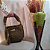 Mini bolsa com argola de madeira - Imagem 1
