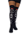 Meia 5/8 - Caveira Feminina com Laço Vermelho - Imagem 2