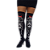 Meia 5/8 - Caveira Feminina com Laço Vermelho - Imagem 3