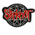 Patch Termo Colante – Slipknot - Logo da Banda (Redonda) - Imagem 1