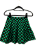 Saia Plissada Xadrez Verde e Preta - Imagem 1