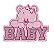 Urso Baby Rosa - Imagem 1