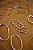 Brinco de argola Clarice Retangulas - Imagem 2