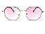 Oculos de Sol Shander - ArmaÃ§Ã£o Octagonal -  Lente Rose - Imagem 3