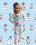Pijama infantil Sereia Arco-íris - Imagem 2