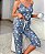 Pijama pescador floral azul - Imagem 1