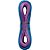 CORDA EDELRID - TOMMY CALDWELL ECO DRY DUOTEC - 9,3 MM COR: PINK/BLUE - Imagem 2