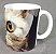 Caneca - Cat's Eyes - Gato Branco - Imagem 3