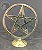 Pentagrama de Mesa - Dourado - Imagem 1