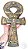 Cruz Ansata (Ankh) em Resina com Detalhes Coloridos - Imagem 4