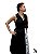Caos Chique - Vestido tipo Casaco Punk com cintas - Imagem 5