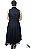 Caos Chique - Vestido tipo Casaco Punk com cintas - Plus Size - Imagem 4