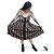 Eterna Rebelde - Vestido Pin UP estampa caveiras e rosas - Imagem 5