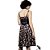 Eterna Rebelde - Vestido Pin UP estampa caveiras e rosas - Imagem 3