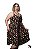 Eterna Rebelde - Vestido Pin UP estampa caveiras e rosas - Plus Size - Imagem 2