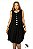Fases da Lua Gatinhos - Vestido soltinho com bolso Casual Balonê - Imagem 1